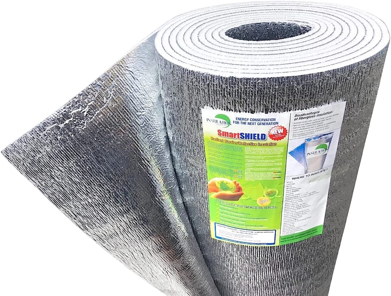 SmartSHIELD Pro - 20mm Reflective Foam Insulation Roll, Radiant Barrier SmartSHIELD Pro - 20mm Reflective Foam Insulation Roll, Radiant Barrier