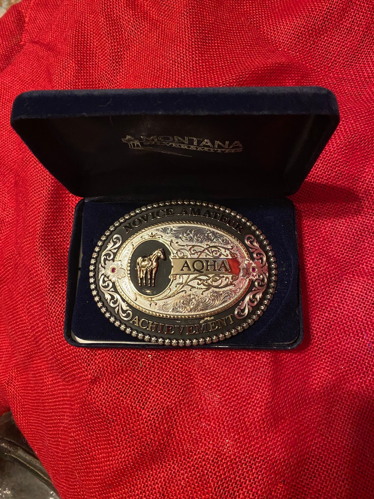 AQHA Achievement Belt Buckle trophy award Montana Silversmith SHIPS FOR FREE AQHA Achievement Belt Buckle trophy award Montana Silversmith SHIPS FOR FREE