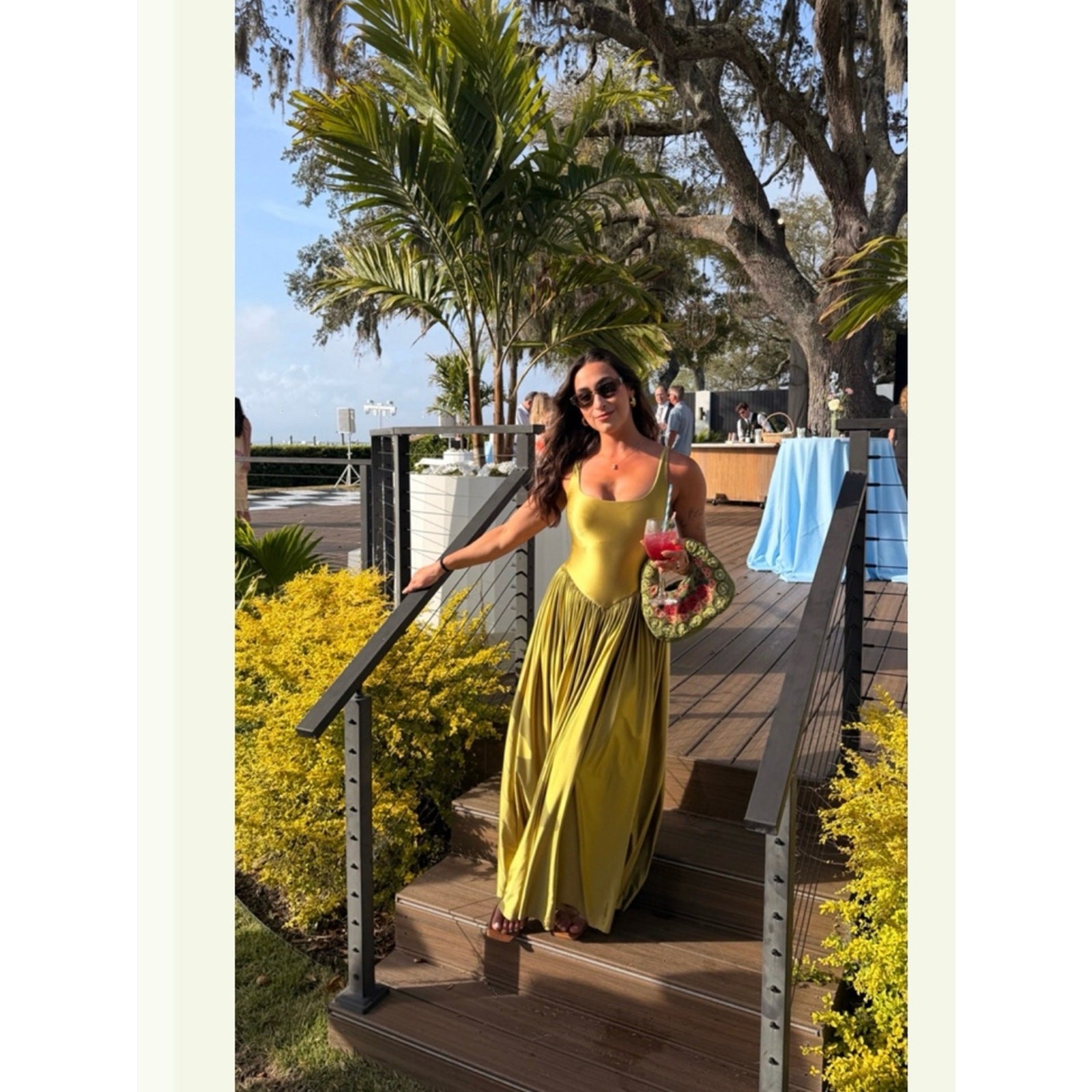 Delfi Collective Delfi Oriana Maxi Dress in Olive S Delfi Collective Delfi Oriana Maxi Dress in Olive S