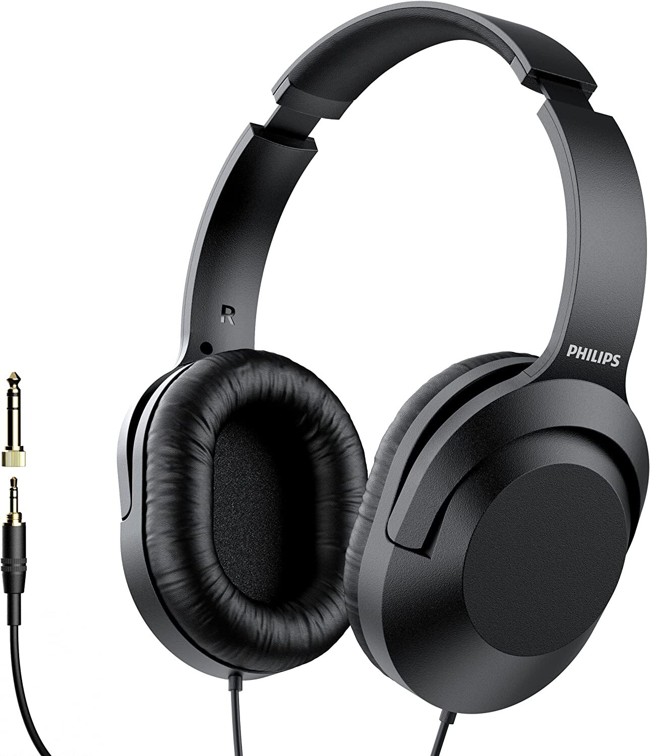 Philips Over the Ear Wired Stereo Headphones -TAH2005- Black Philips Over the Ear Wired Stereo Headphones -TAH2005- Black