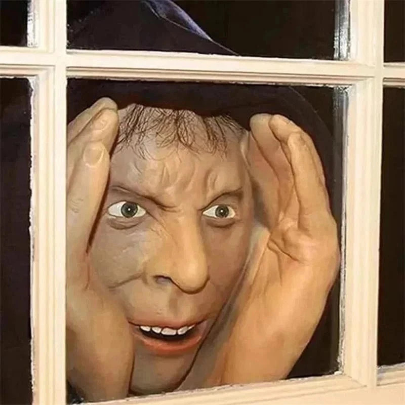 Scary PeeperFreak Halloween Decoration Clown Indoor and Outdoor Window Hanging🎃