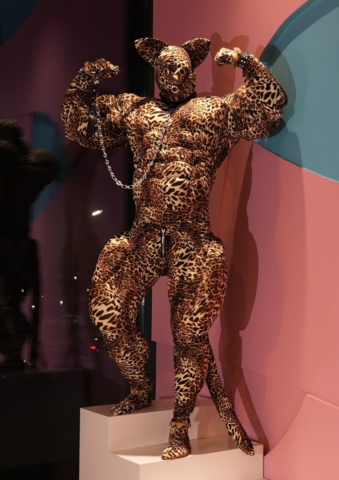 Big Muscle Suit - jaguar cosplay show halloween prank zentai pup cat costume