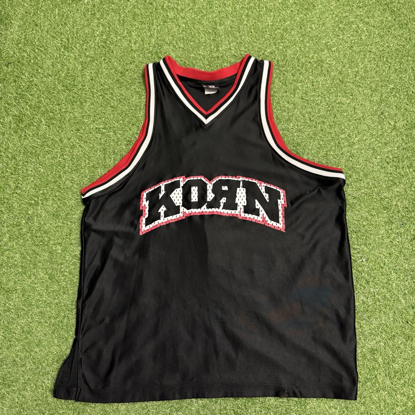 Korn Life Is Peachy 1998 Black Basketball Jersey Tank Top Shirt Size XL Korn Life Is Peachy 1998 Black Basketball Jersey Tank Top Shirt Size XL