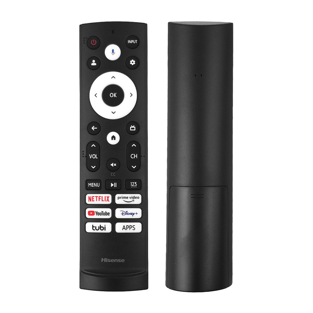 Pre-Owned Original Hisense ERF3AF90H Voice Remote w/ Disney Tubi Prime Apps Key Pre-Owned Original Hisense ERF3AF90H Voice Remote w/ Disney Tubi Prime Apps Key
