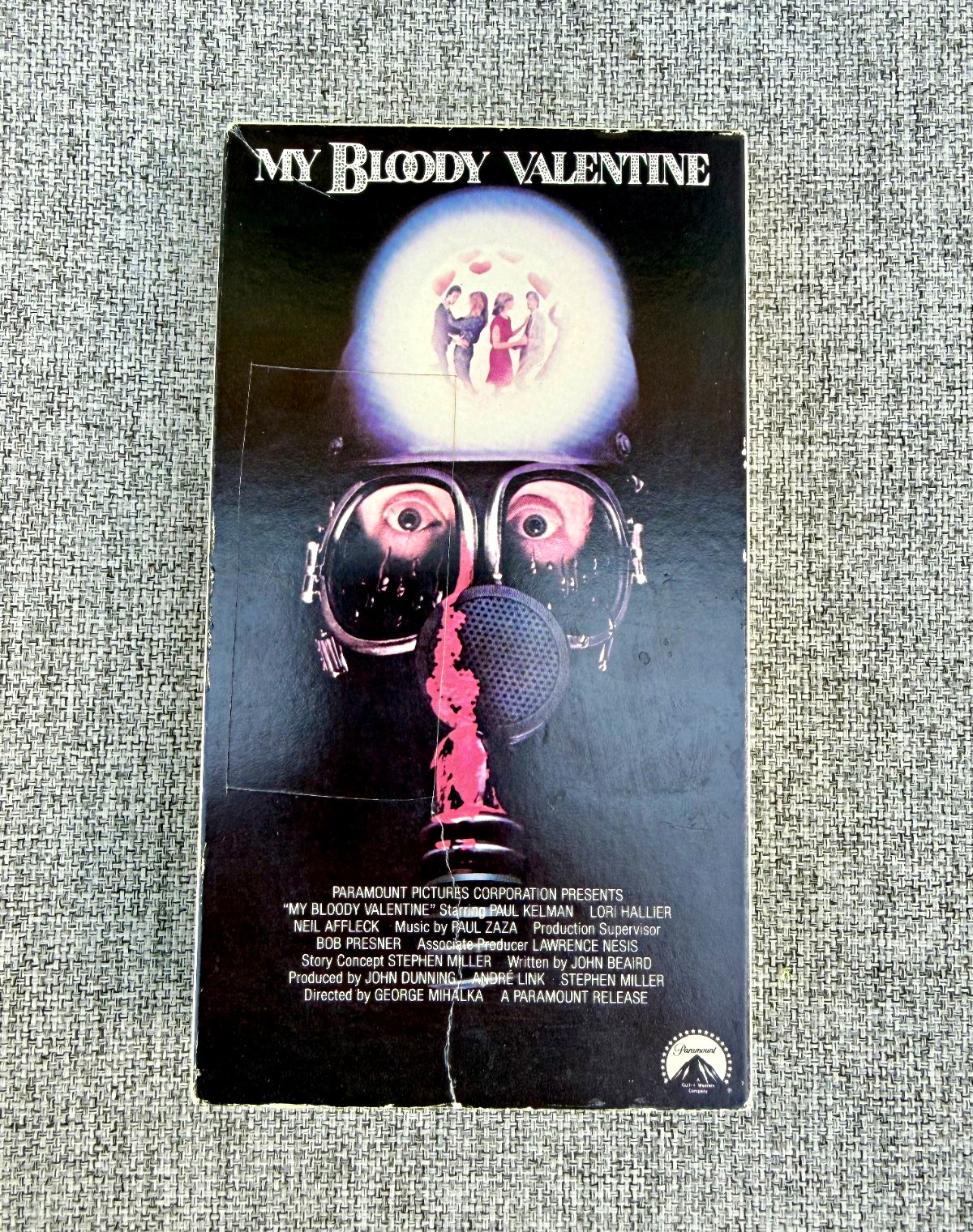 Paramount My Bloody Valentine VHS Hi-Fi w/ Slipcover (1981) R Slasher Mihalka