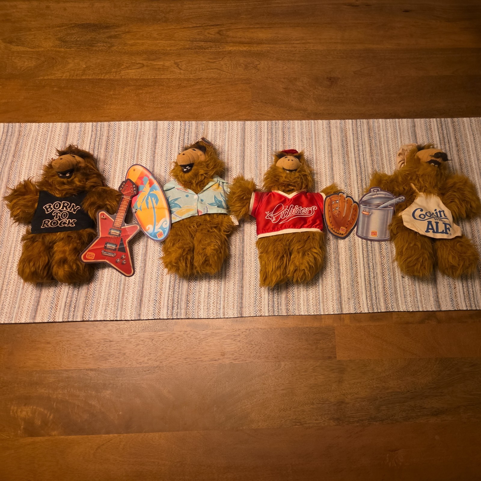Vintage 1988 ALF Burger King Full Body Hand Puppets Lot Of 4 Complete Set W/Tags Vintage 1988 ALF Burger King Full Body Hand Puppets Lot Of 4 Complete Set W/Tags