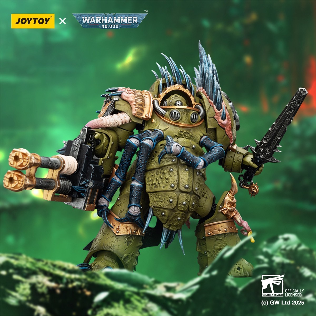 JOYTOY Warhammer 40K 1/18 Death Guard Blightlord Terminator & Plague Marine 4PCS