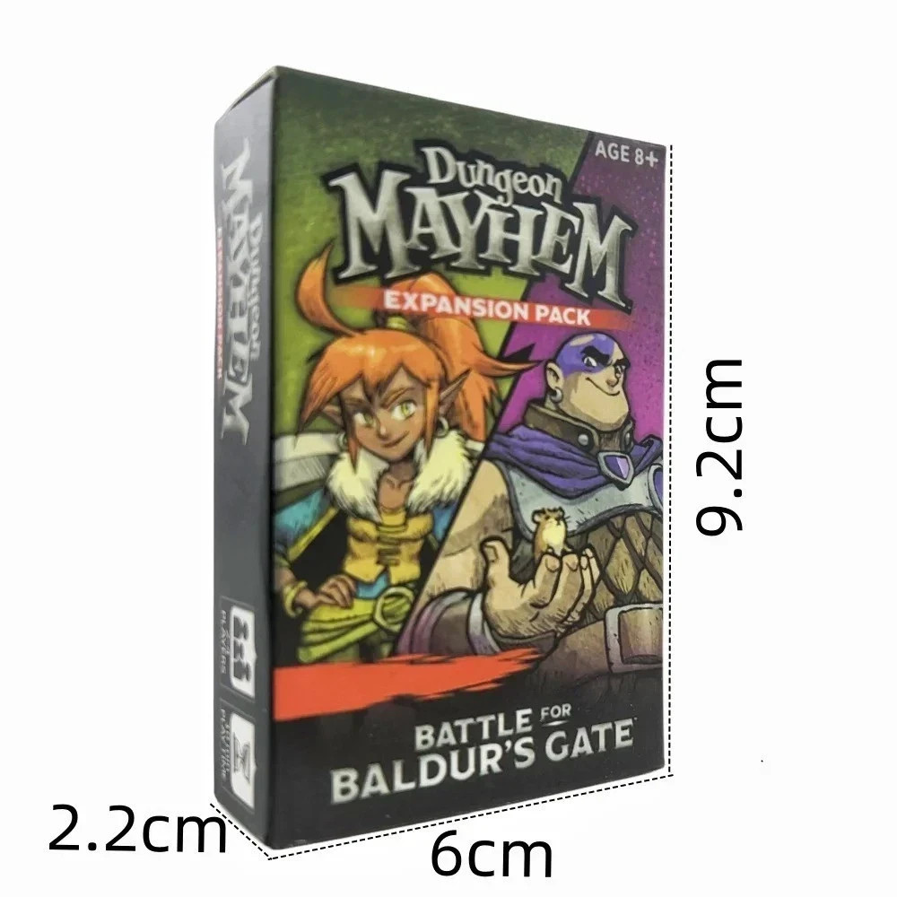 Share Dungeon Mayhem Board Game Cards Monster Madness Card English Toy Gift