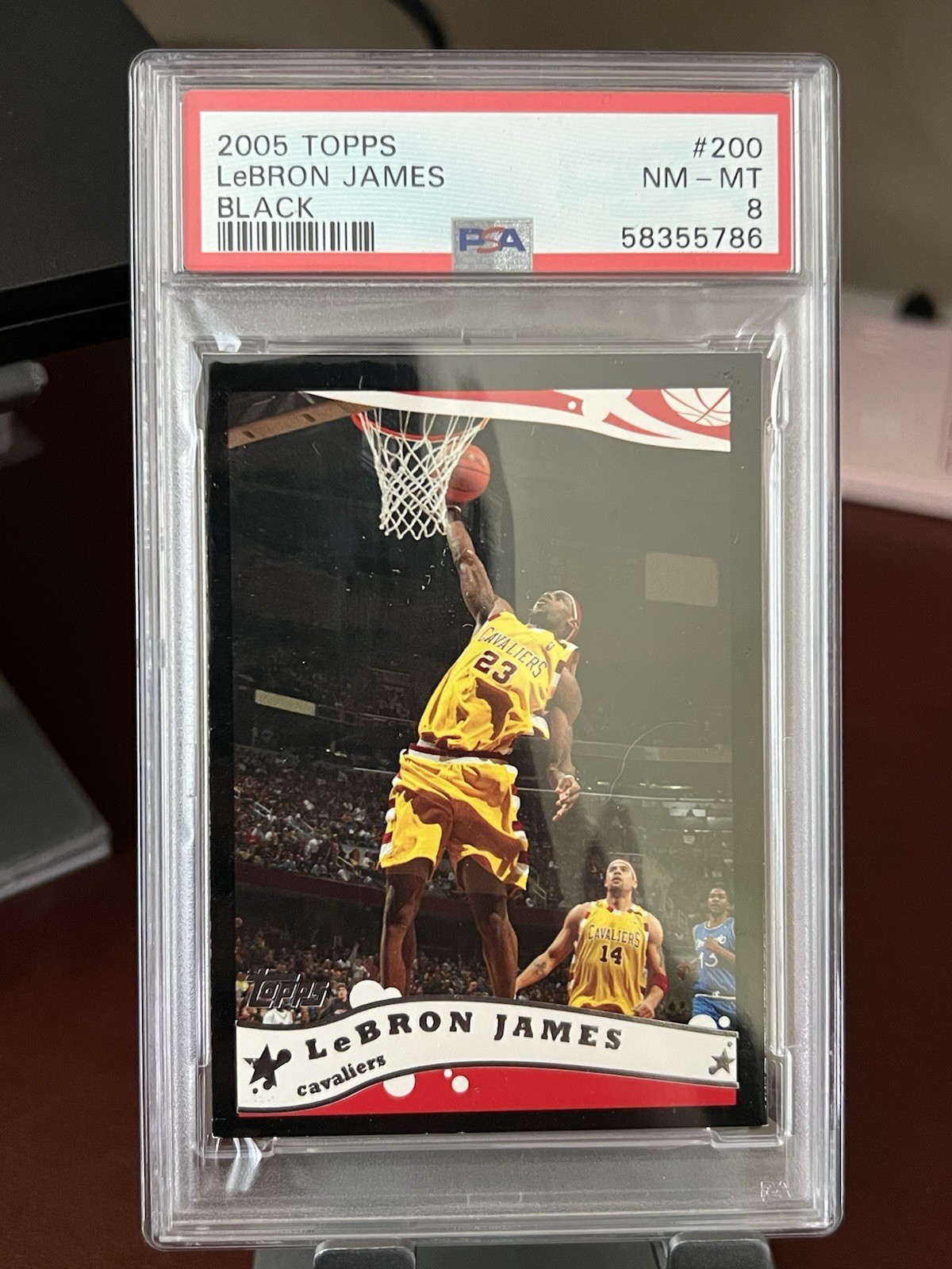 2005-06 Topps - LeBron James #200 Black Double Jersey Number 236/500 LOW POP
