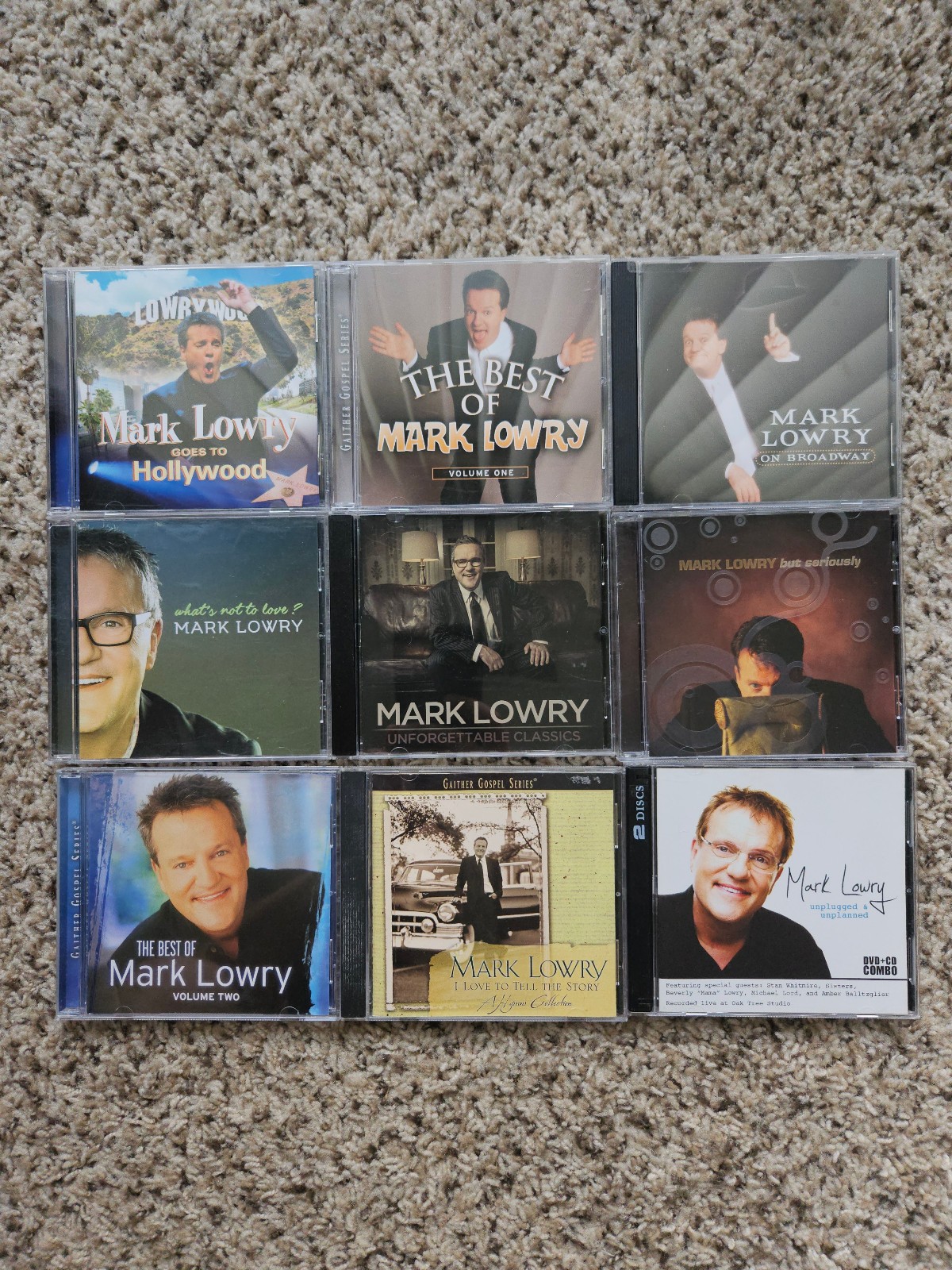 Lot of 9 Mark Lowry CDs Lot of 9 Mark Lowry CDs
