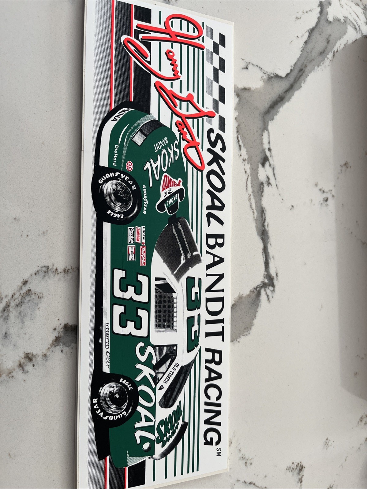 VINTAGE HARRY GANT BUMPER STICKER, SKOAL RACING, NOS VINTAGE HARRY GANT BUMPER STICKER, SKOAL RACING, NOS
