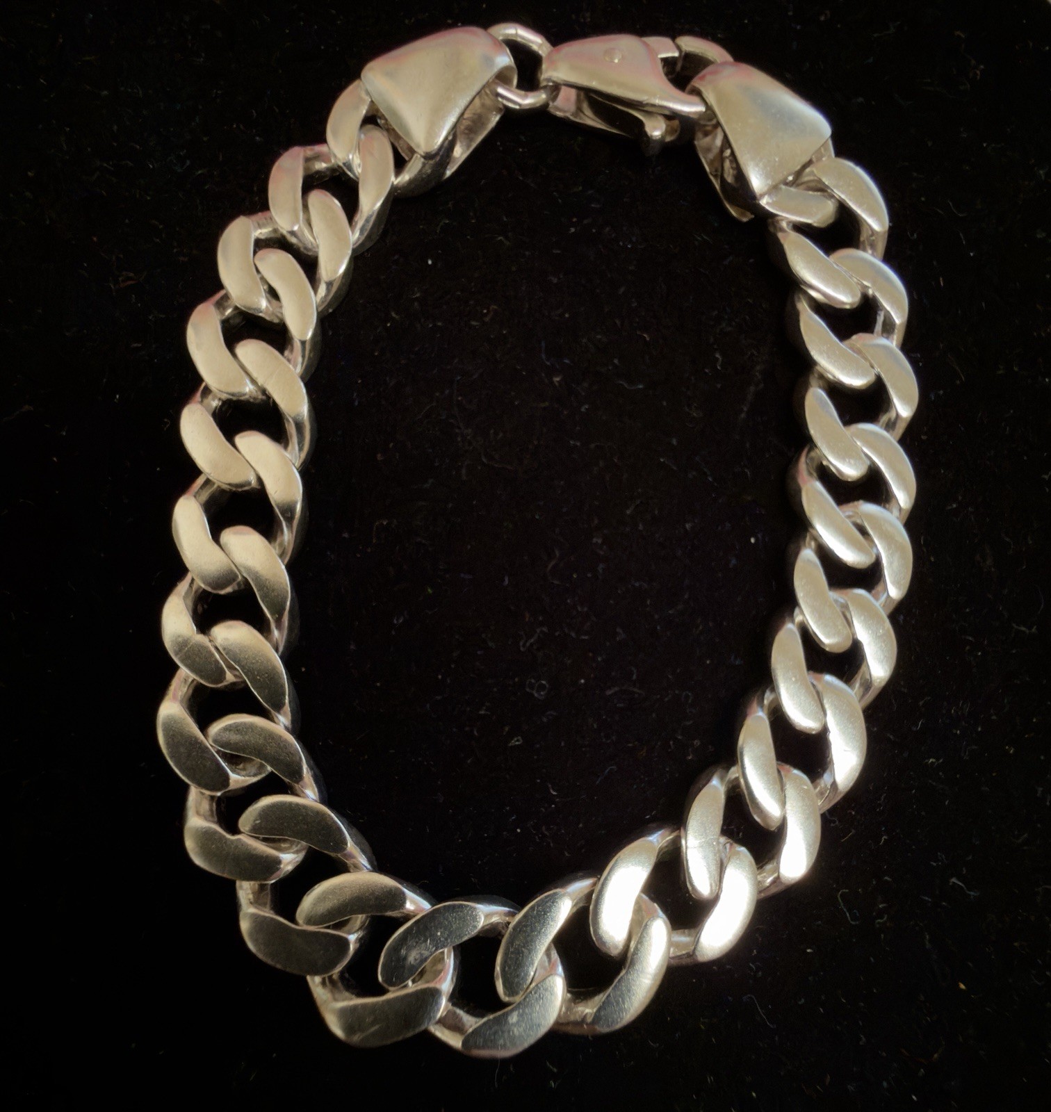 Fabulous 925 Sterling Silver Vintage East European Bracelet  - 7.75\