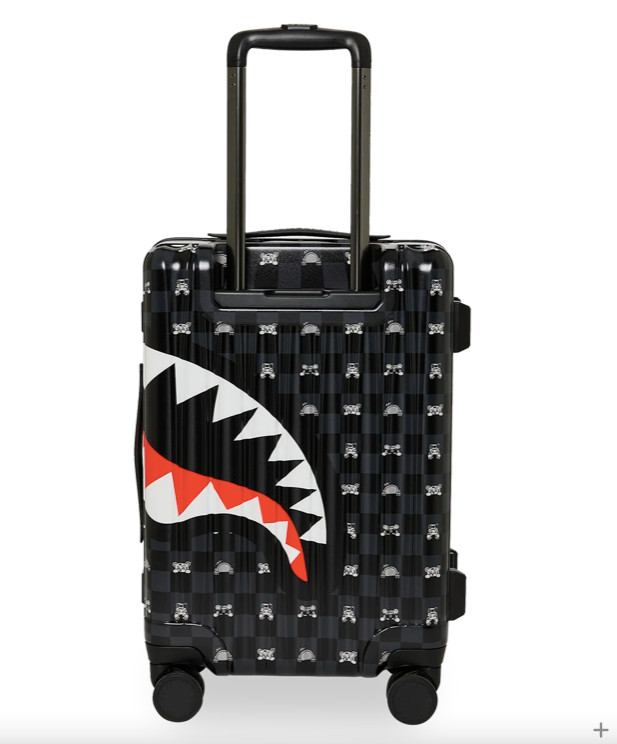sprayground shark mob hideout carryon luggage sprayground shark mob hideout carryon luggage