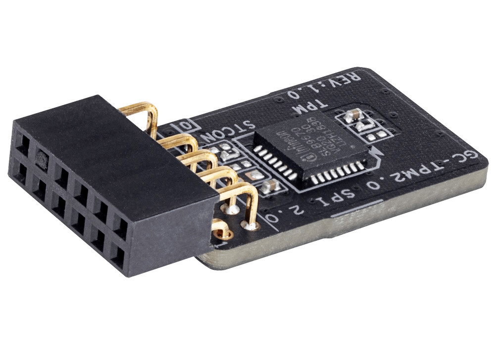 Gigabyte GC-TPM2.0 SPI 2.0 (12Pin) TPM Trusted Platform Module SPI_TPM Z590 Z690 Gigabyte GC-TPM2.0 SPI 2.0 (12Pin) TPM Trusted Platform Module SPI_TPM Z590 Z690