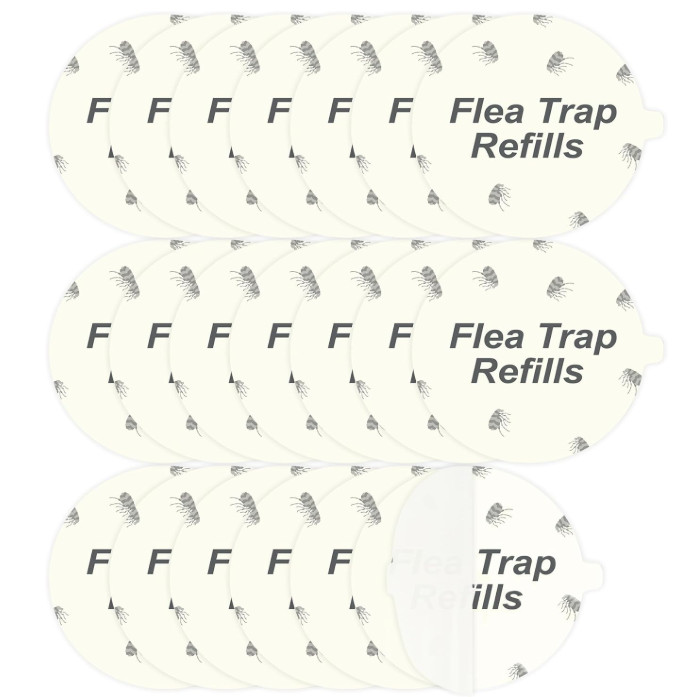 20 Pack Flea Trap Refill Discs Replacement Glue Boards 7.1 Sticky Pads Fits New 20 Pack Flea Trap Refill Discs Replacement Glue Boards 7.1 Sticky Pads Fits New