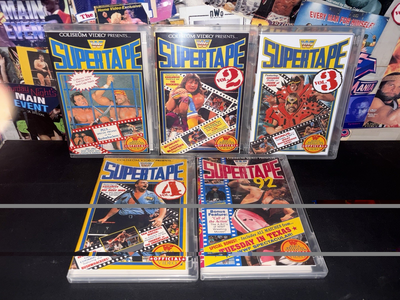 WWF SUPERTAPE DVD Set - Coliseum Video 5 DVDs - wwe WWF SUPERTAPE DVD Set - Coliseum Video 5 DVDs - wwe