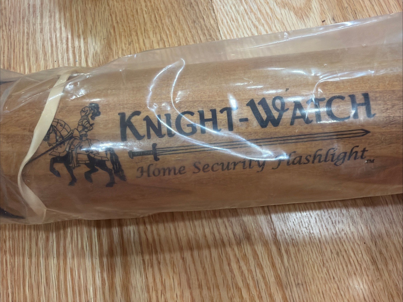 Vintage Knight-Watch Home Security Flashlight Wooden 30” Original Packaging Rare Vintage Knight-Watch Home Security Flashlight Wooden 30” Original Packaging Rare
