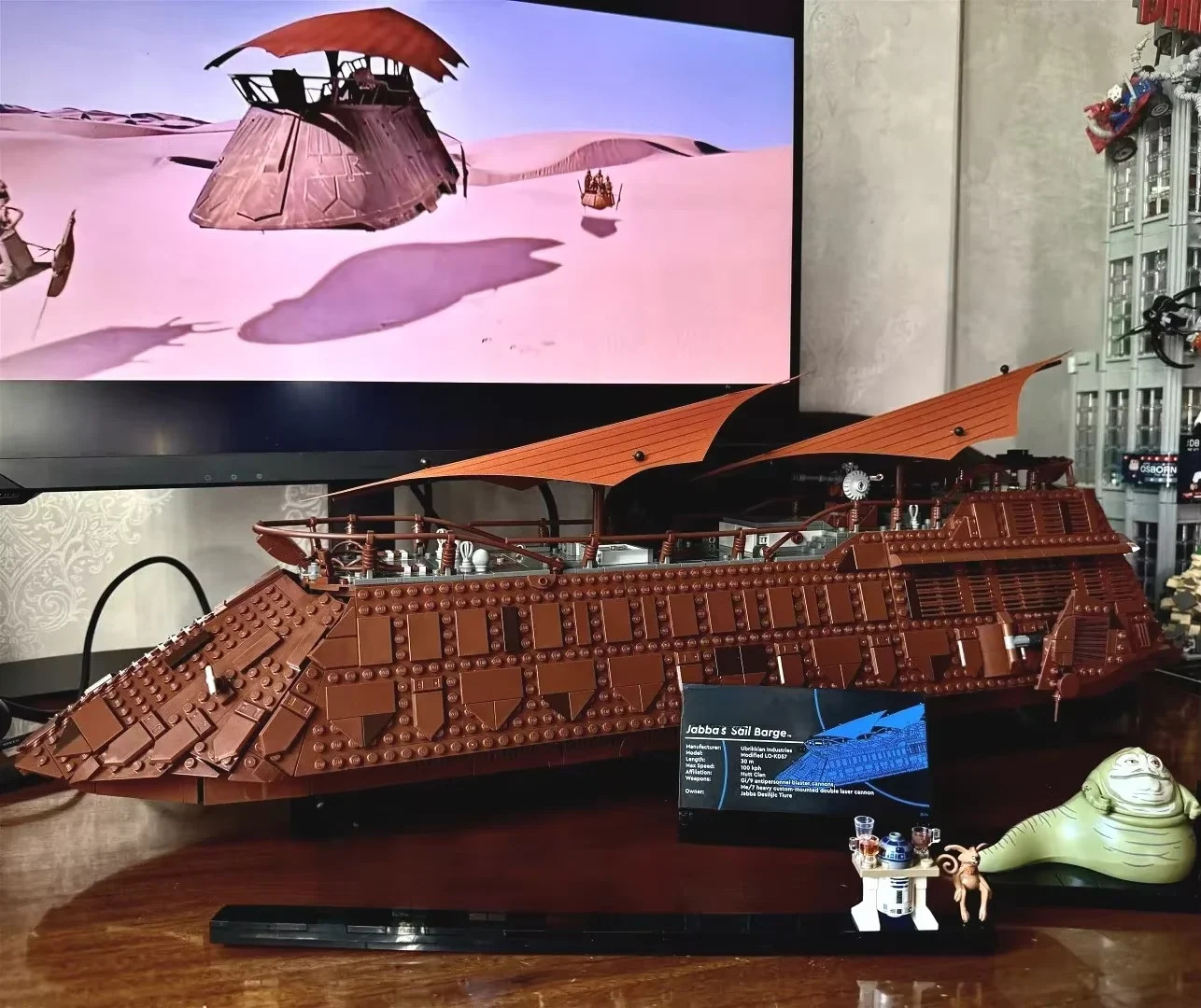 NEW UCS Jabba\'s Sail Barge Building Block Set Generic ALL 11 Minifigure 3943 PCS