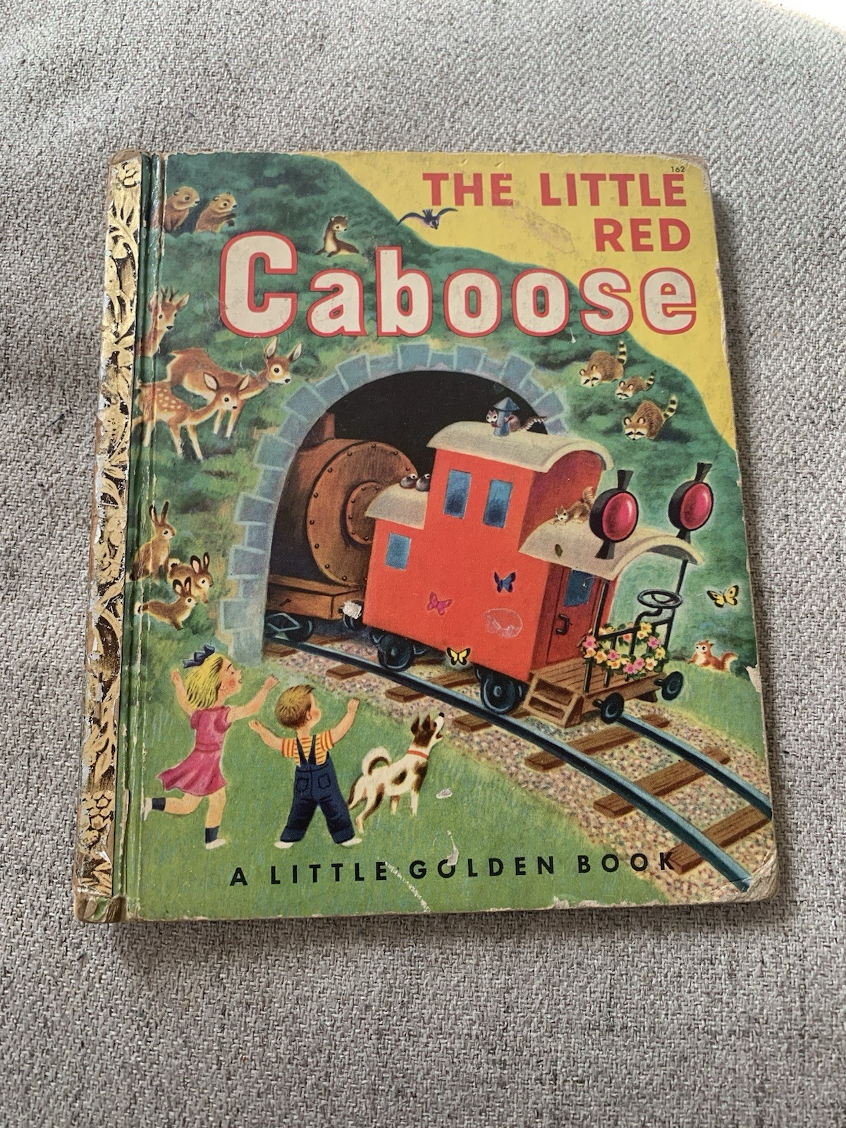 Vintage 1953 The Little Red Caboose Little Golden Book First Edition Identificat
