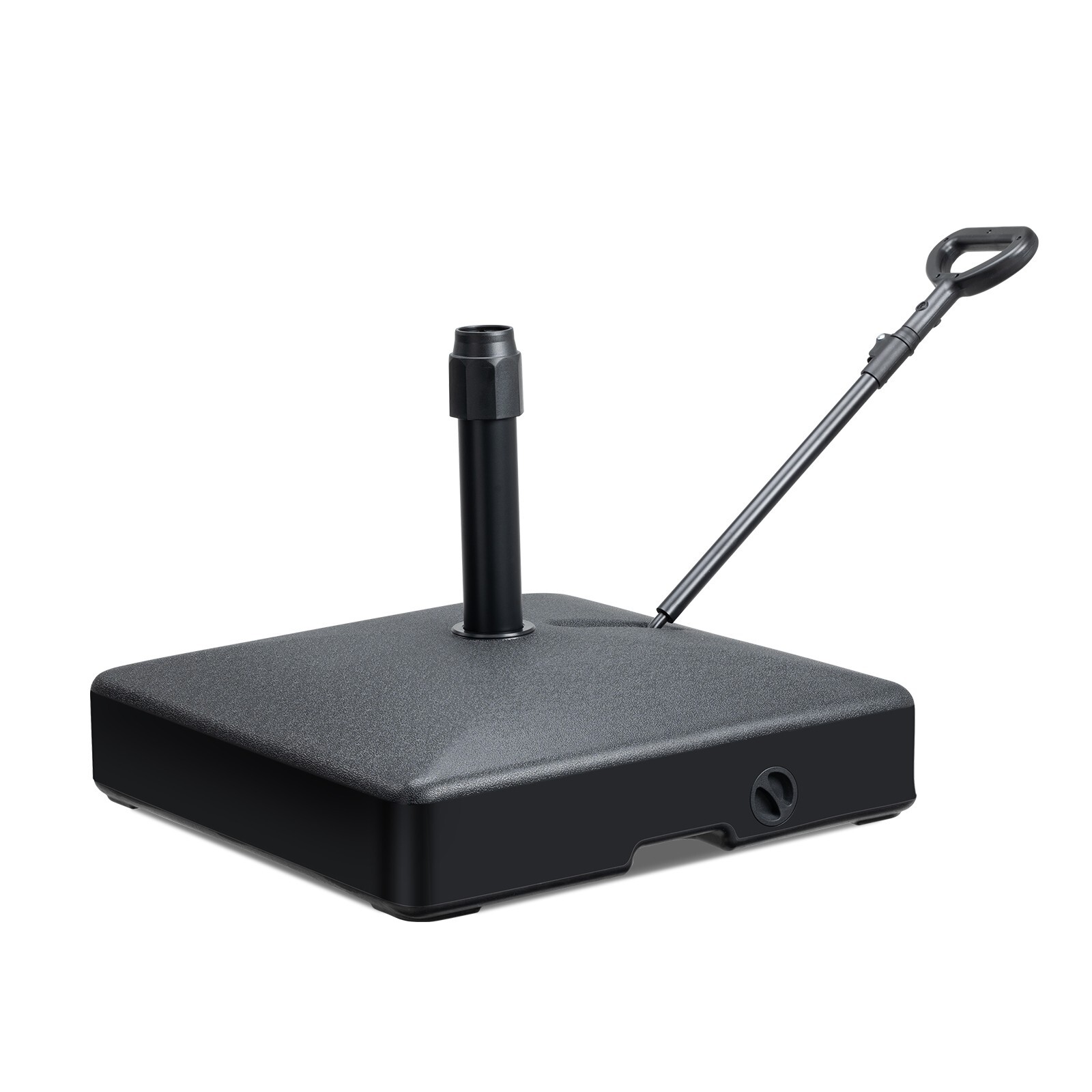 Aoodor Patio Umbrella Base Heavy Duty w/Wheels and Pull Rod, Fillable Umbrella Aoodor Patio Umbrella Base Heavy Duty w/Wheels and Pull Rod, Fillable Umbrella