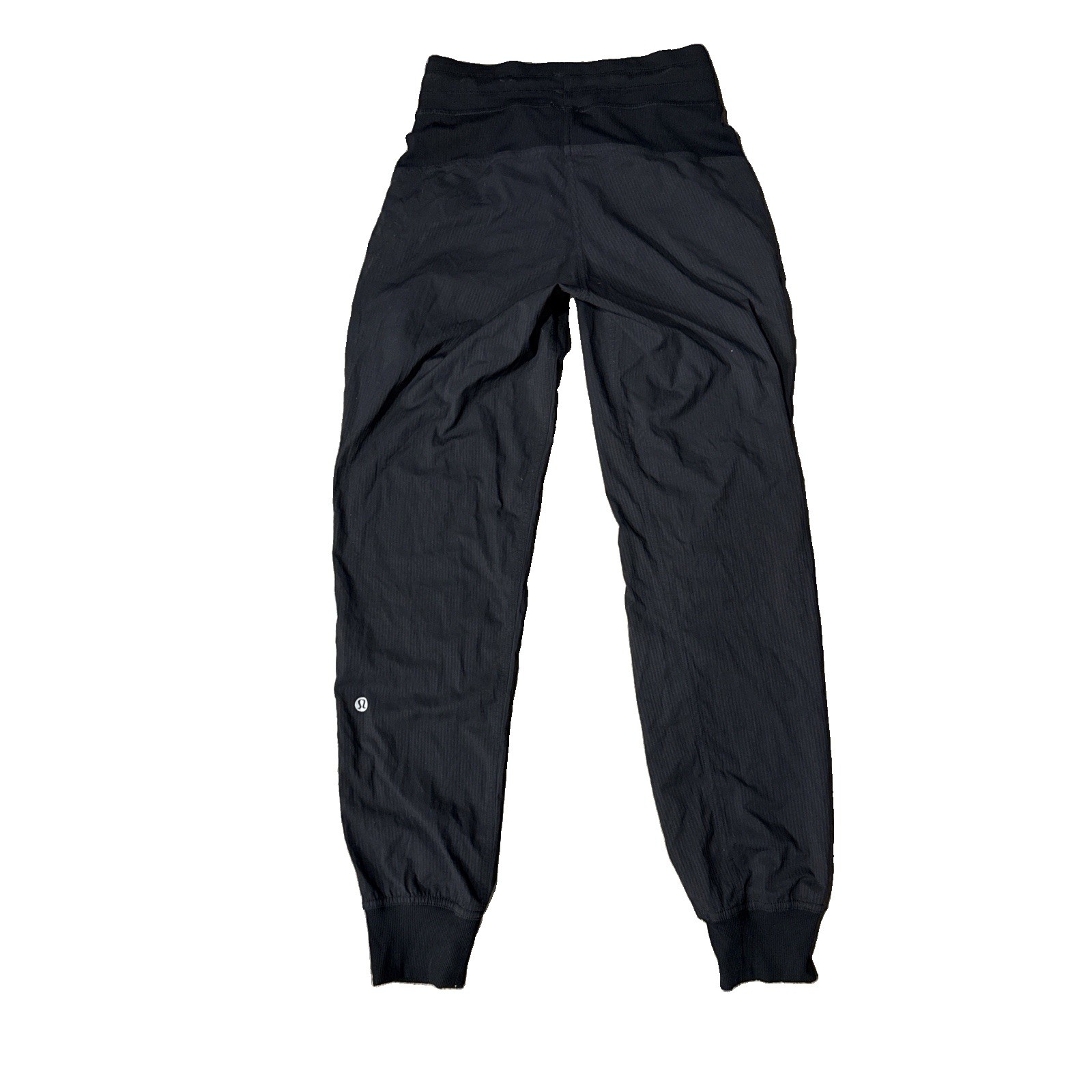 lululemon Women’s Black Jogger Pants Drawstring Pockets Stretch Size 0 lululemon Women’s Black Jogger Pants Drawstring Pockets Stretch Size 0