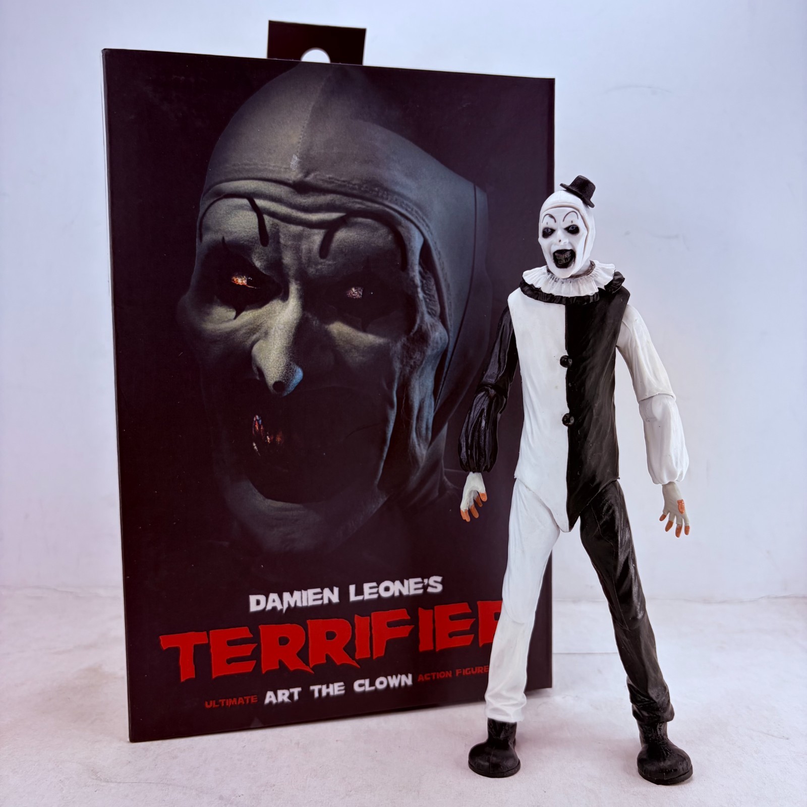 Terrifier Ultimate Art the Clown 7-inch Horror Movie Action Figure Toy Gift Terrifier Ultimate Art the Clown 7-inch Horror Movie Action Figure Toy Gift
