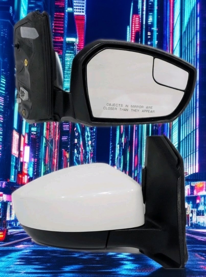 GENUINE 2017-2019 FORD ESCAPE RIGHT MIRROR 3 PIN OXFORD WHITE INSURANCE QUALITY