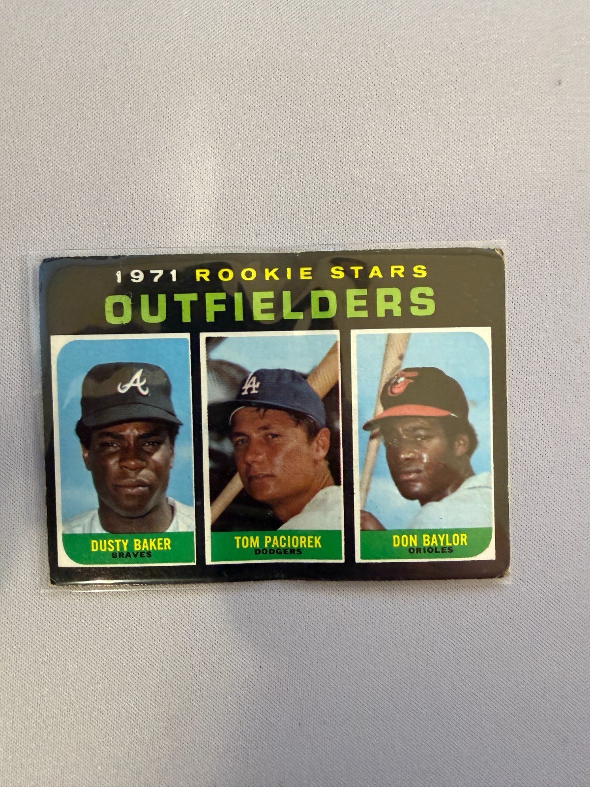 1971 Topps #709 Rookie Stars Dusty Baker Don Baylor RC High Number VG Paciorek 1971 Topps #709 Rookie Stars Dusty Baker Don Baylor RC High Number VG Paciorek