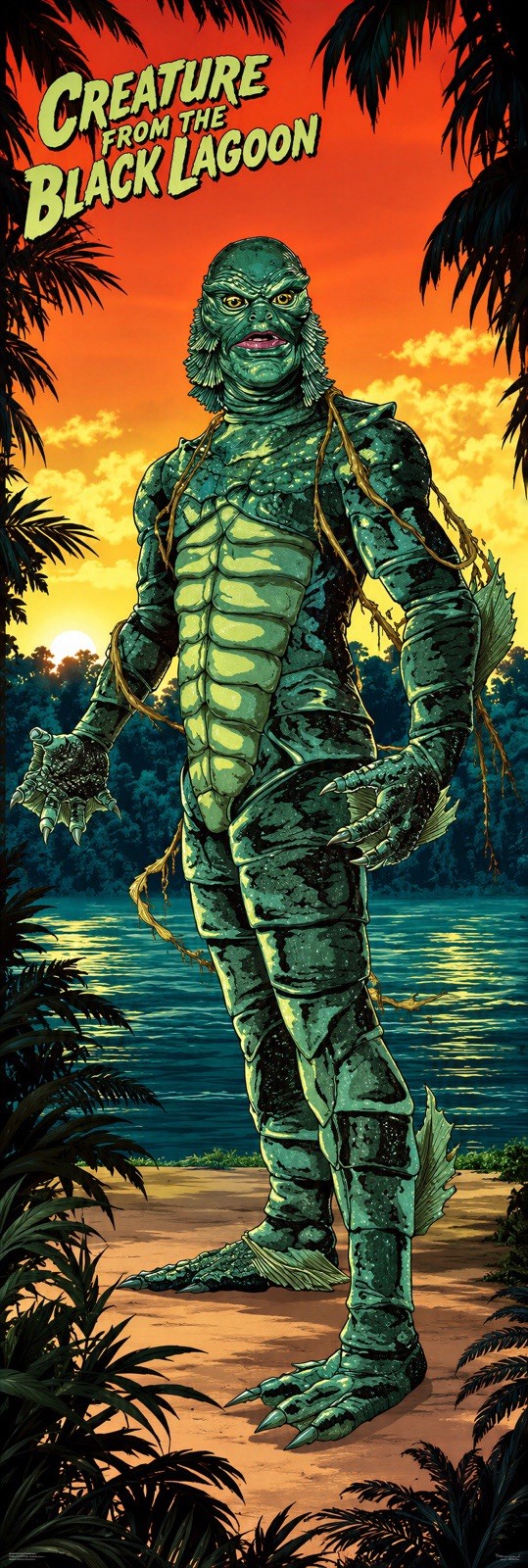 GIANT 2’X6’ VINYL BANNER - CREATURE FROM THE BLACK LAGOON GIANT 2’X6’ VINYL BANNER - CREATURE FROM THE BLACK LAGOON