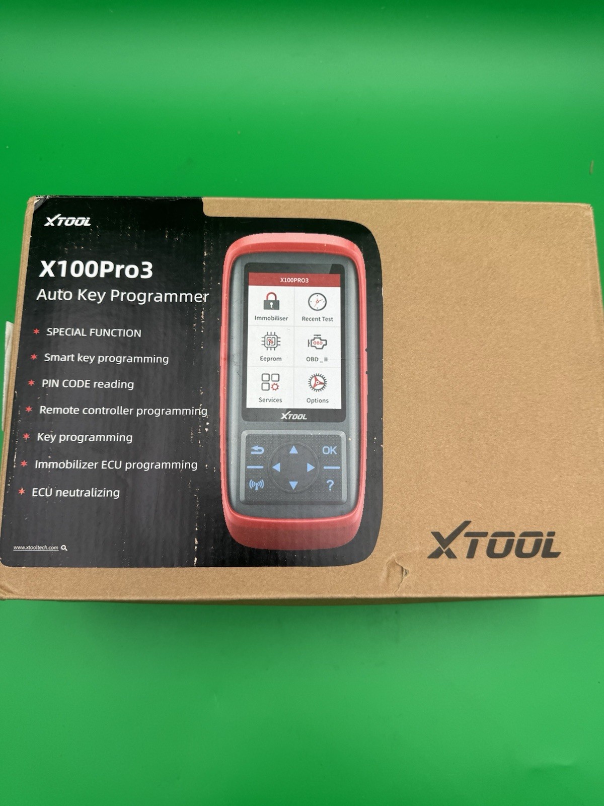 XTOOL USED X100PRO3 Auto OBD2 Scanner Key Programmer Diagnostic Tool 7 Service