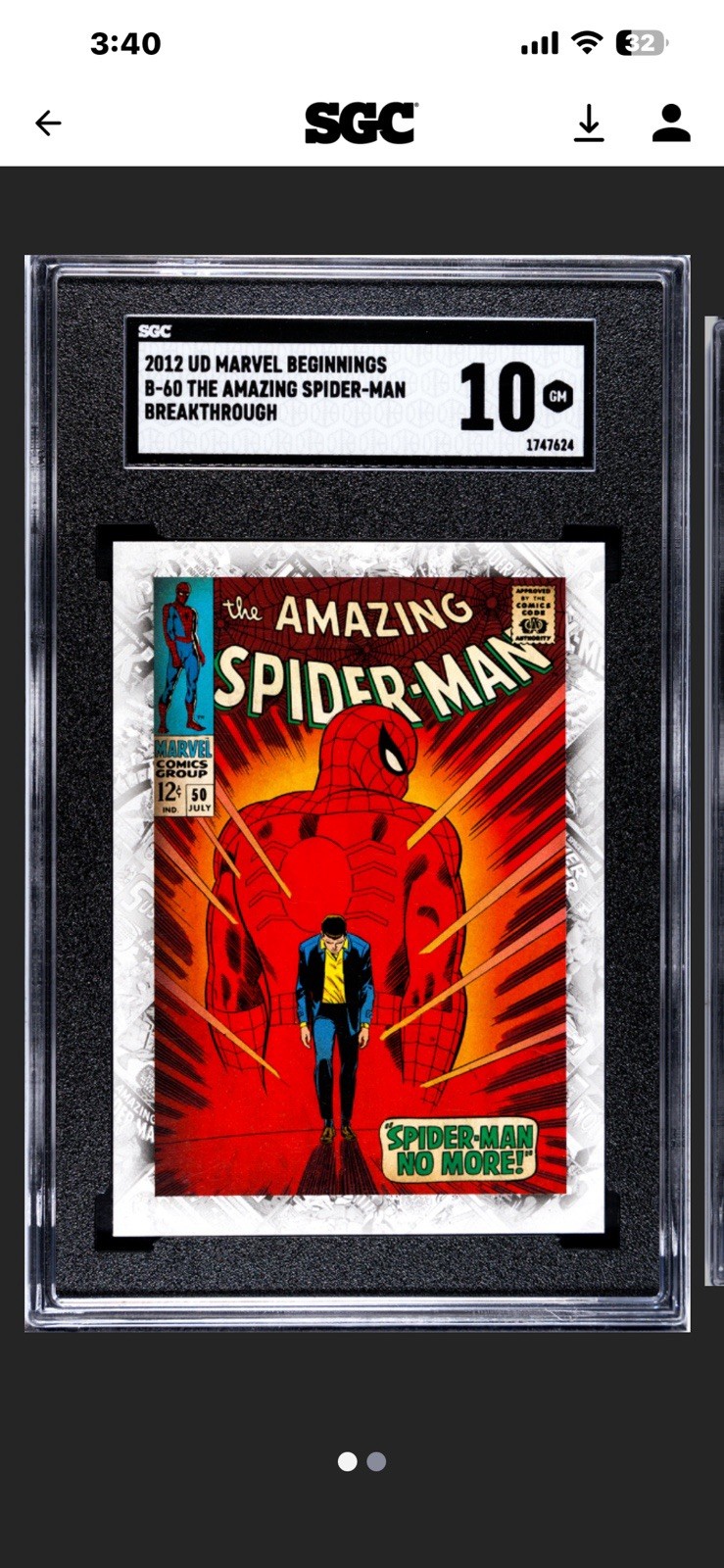 2012 UD Marvel Beginnings B-60 The Amazing Souder-Man π₯π₯π₯π₯SGC 10π₯ POP 1π₯ 2012 UD Marvel Beginnings B-60 The Amazing Souder-Man π₯π₯π₯π₯SGC 10π₯ POP 1π₯