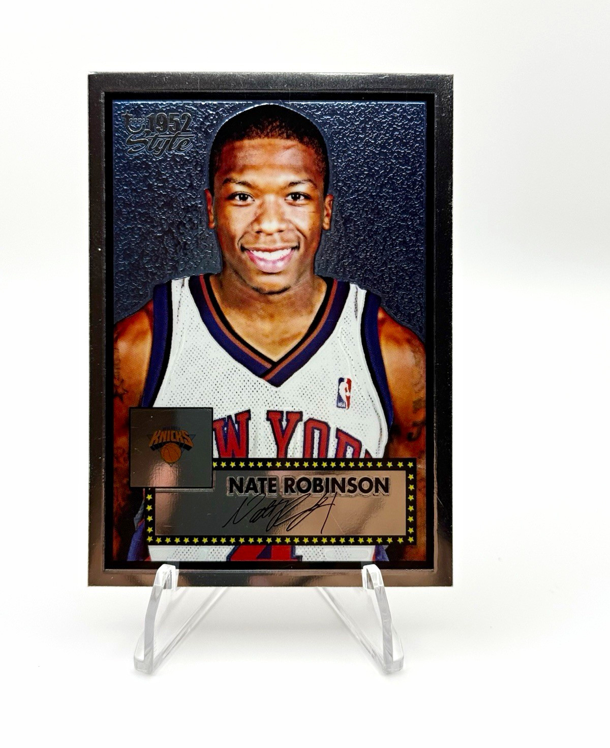 Topps 2005-06 1952 Style Chrome Nate Robinson Rookie /499 #158 Knicks NBA Topps 2005-06 1952 Style Chrome Nate Robinson Rookie /499 #158 Knicks NBA