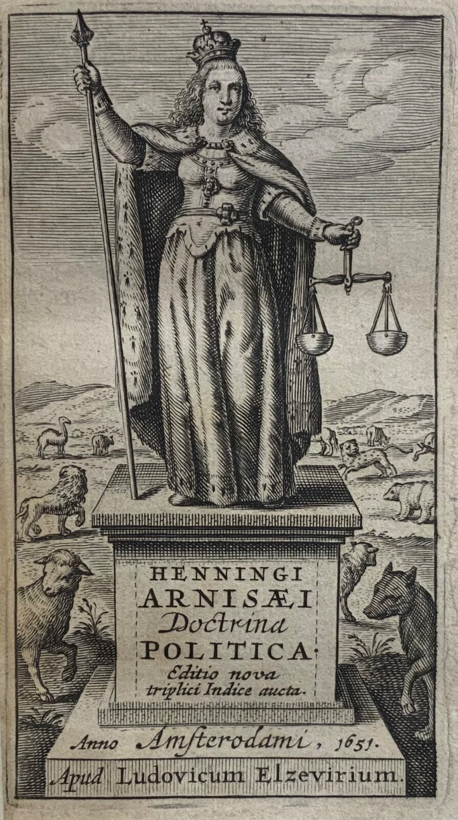1651 Henning Arnisaeus Doctrina Politica Against Althusius - Elzevir