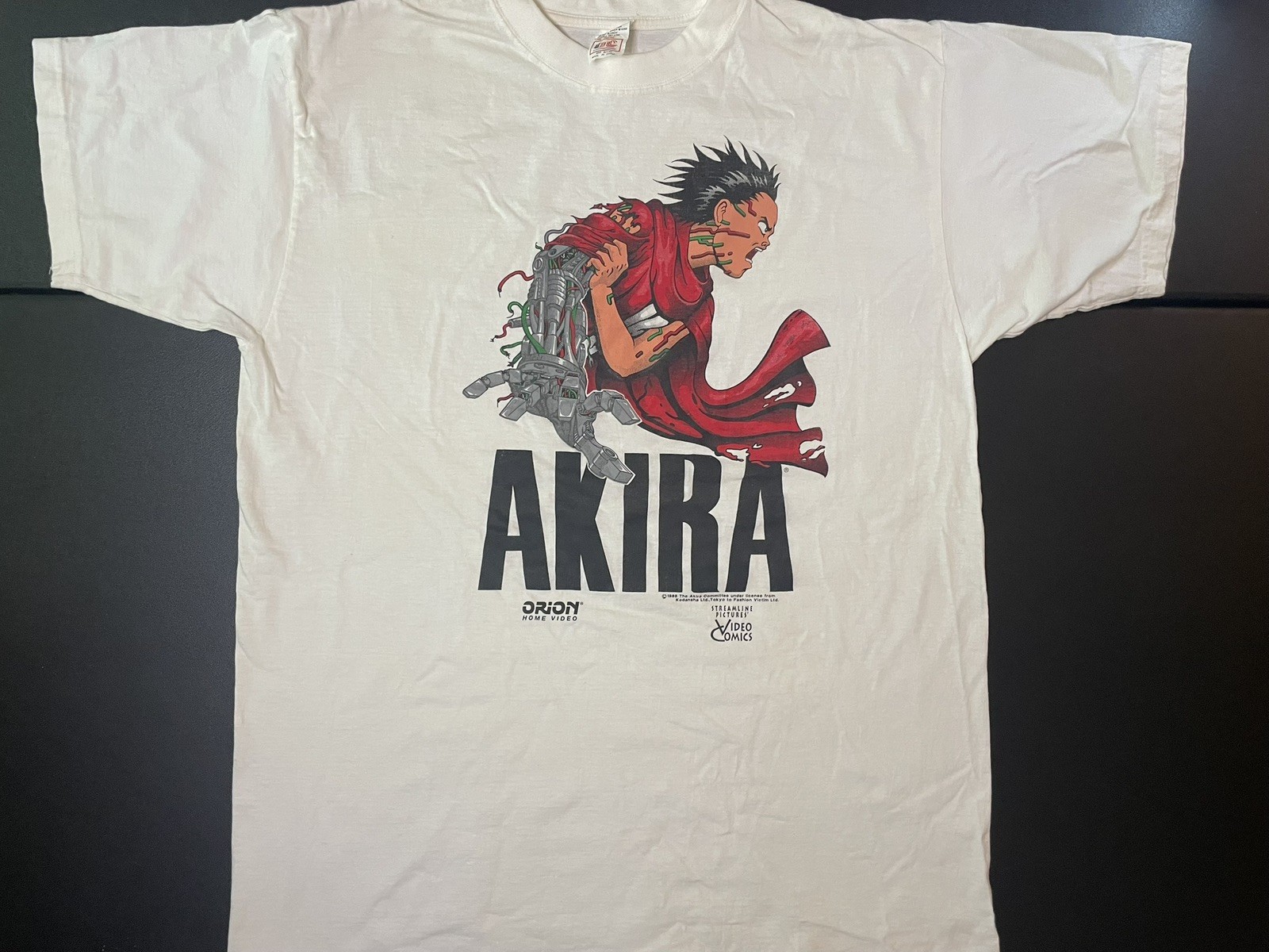 1988 1990’s VINTAGE AKIRA TETSUO ANIME STREAMLINE T SHIRT XL Orion rare 1988 1990’s VINTAGE AKIRA TETSUO ANIME STREAMLINE T SHIRT XL Orion rare