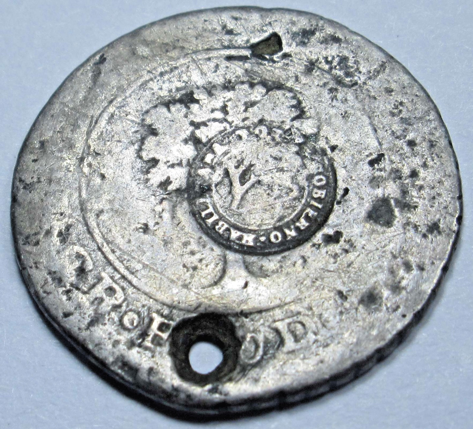 1830s Costa Rica Central American Republic 1/2 Reales Silver Antique 1800\'s Coin