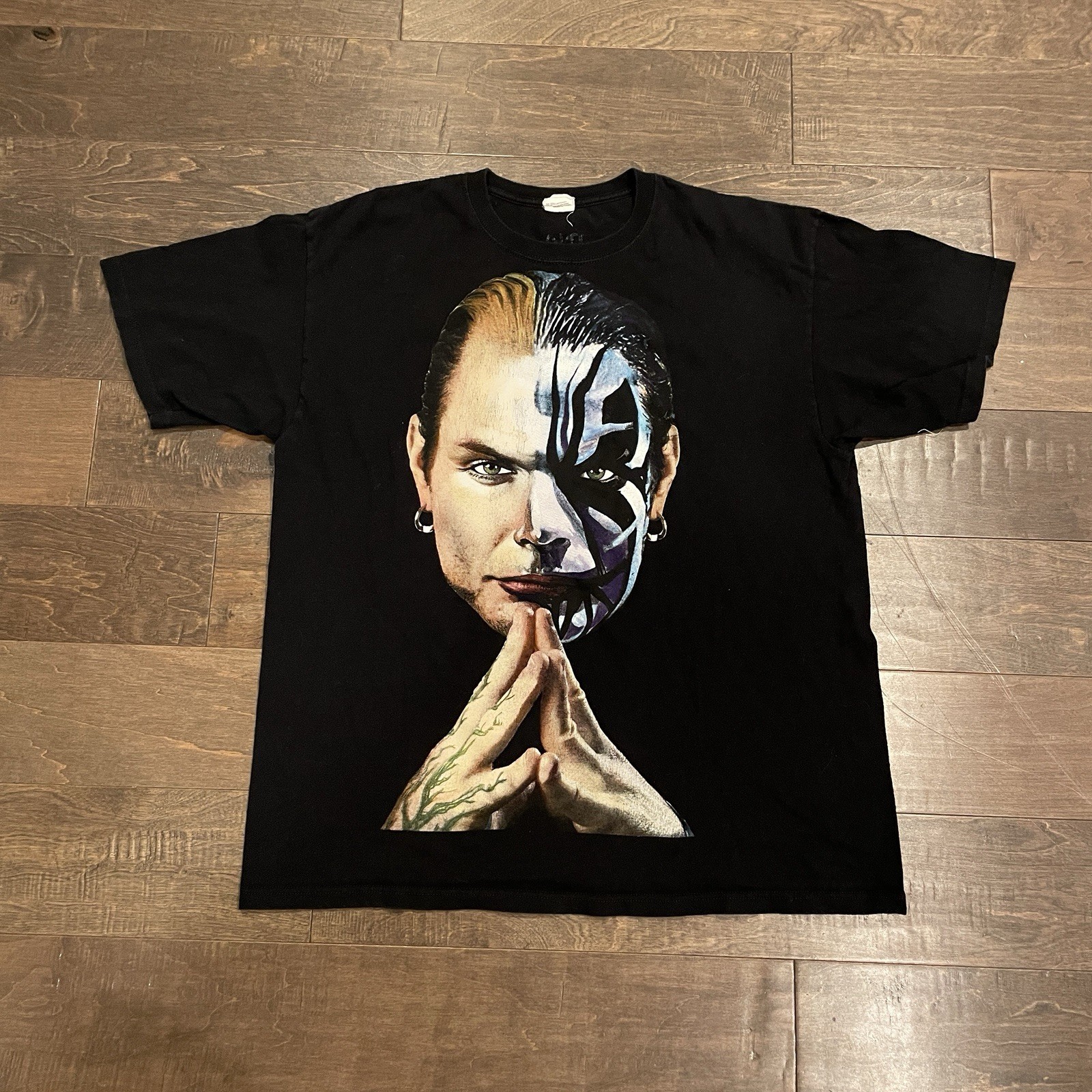 Vintage Jeff Matt Hardy The Ring Is My Canvas TNA Impact Joker Face Shirt Large