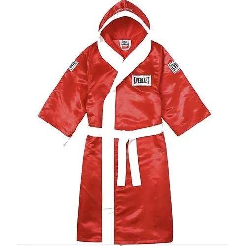 Everlast Boxing Robe In Red Colour Premium Satin For boxing Wear Everlast Boxing Robe In Red Colour Premium Satin For boxing Wear