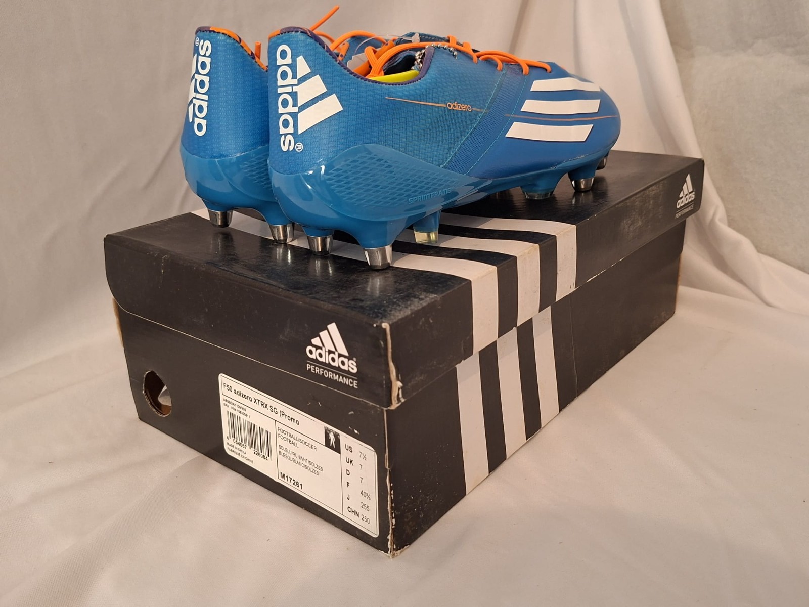 Adidas F50 Adizero XTRX SG Samba Pack Promo Player Issue - M17261 - Size US 7.5