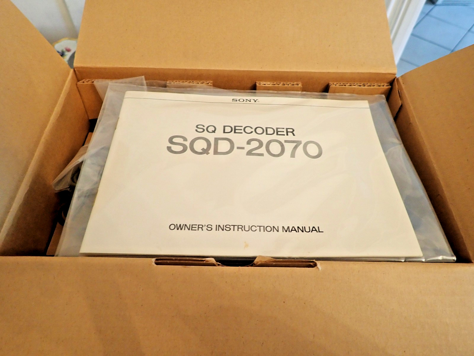 Vintage Sony SQD-2070 4 Channel SQ Decoder - Not Working Has Manual - FOR PARTS Vintage Sony SQD-2070 4 Channel SQ Decoder - Not Working Has Manual - FOR PARTS