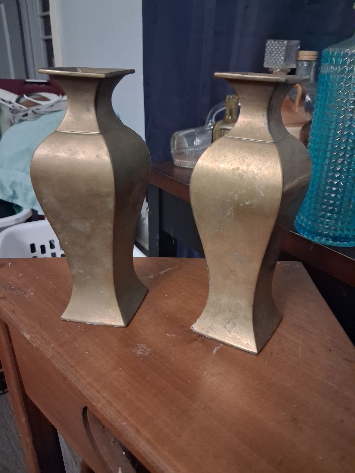 vintage brass chinese vases vintage brass chinese vases