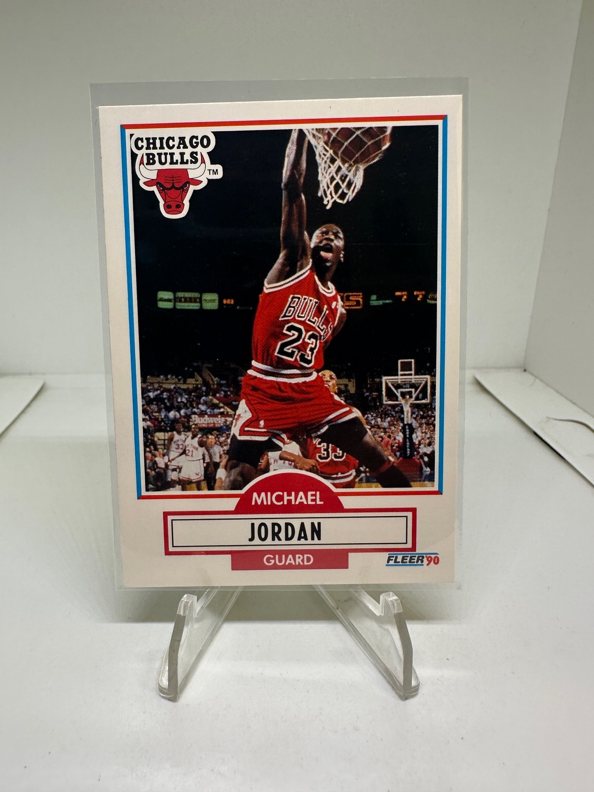 1990-91 Fleer #26b Michael Jordan 1990-91 Fleer #26b Michael Jordan