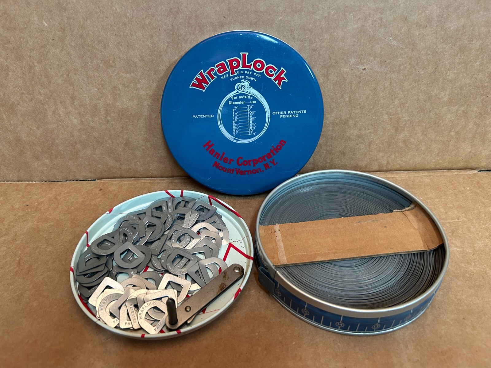 NEW GS10012 WrapLock Clamp Banding Kit Tin Galvanized Steel 1/2\