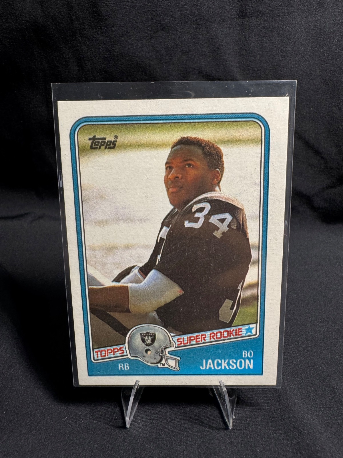 BO JACKSON 1988 TOPPS SUPER ROOKIE FOOTBALL RC #327 BO JACKSON 1988 TOPPS SUPER ROOKIE FOOTBALL RC #327