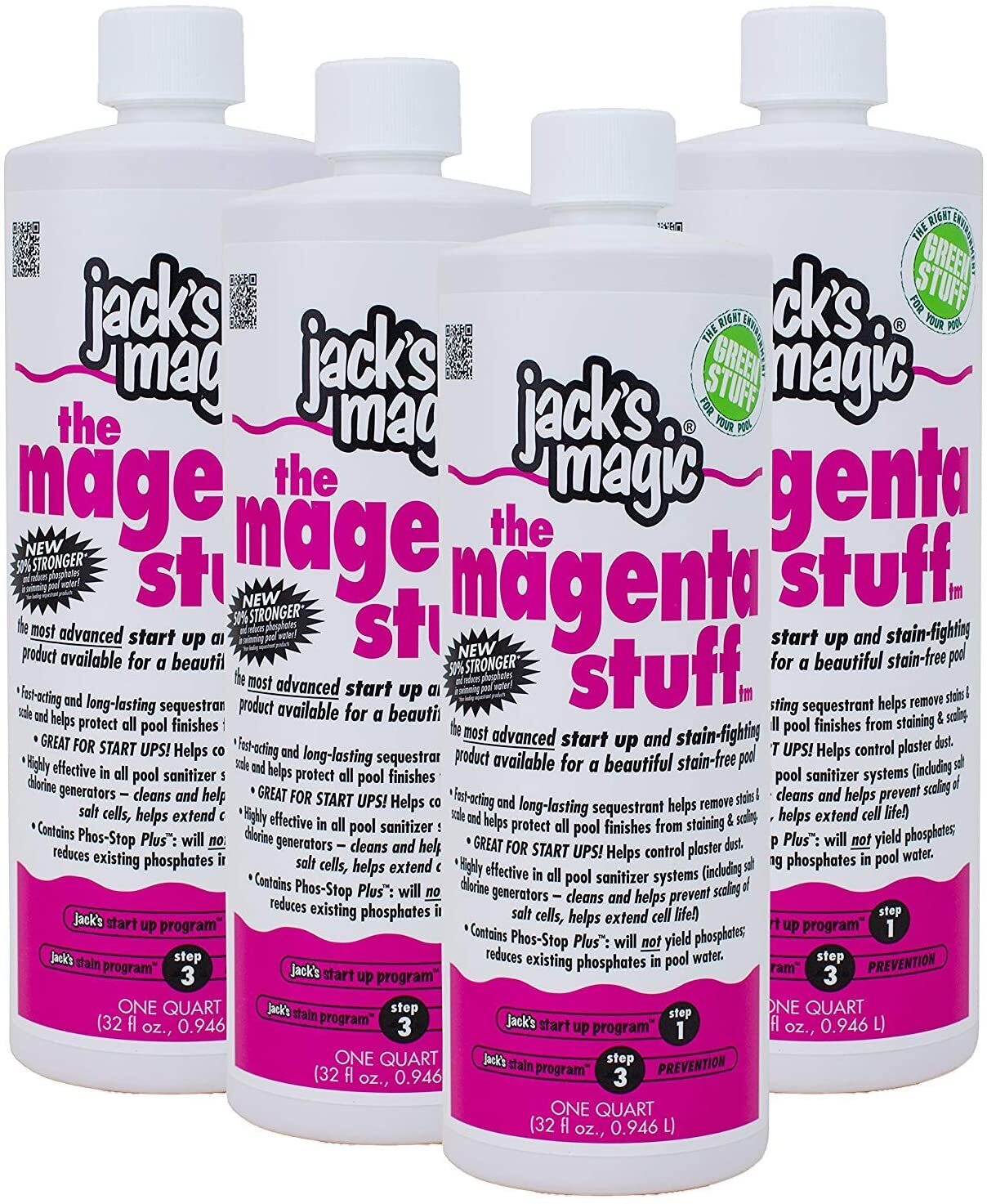 Jack\'s Magic The Magenta Stuff 32oz. (Pack of 4)