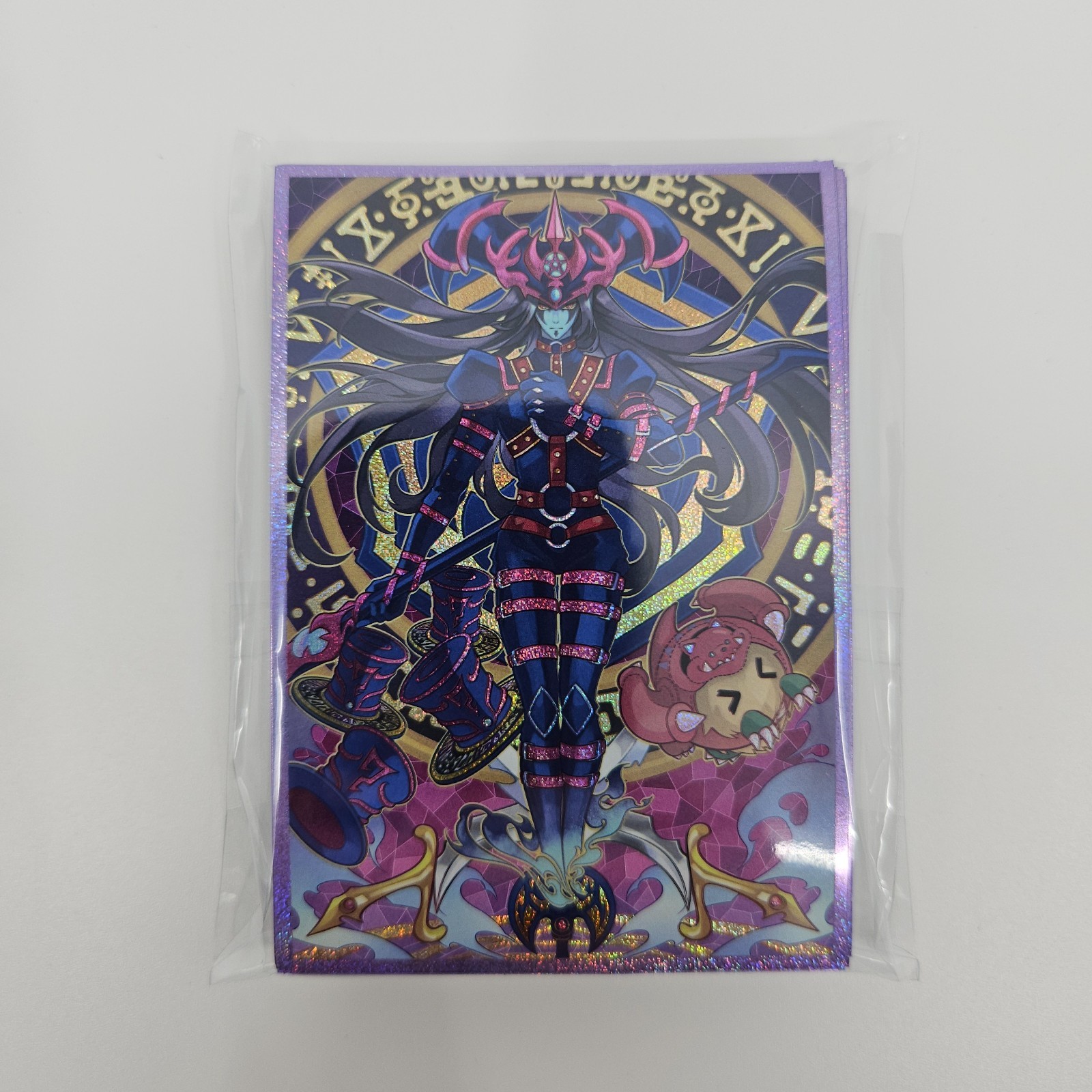 Dark Magician of Chaos Holo Card Sleeves (50 ct) - TCG Storage - for YuGiOh Dark Magician of Chaos Holo Card Sleeves (50 ct) - TCG Storage - for YuGiOh