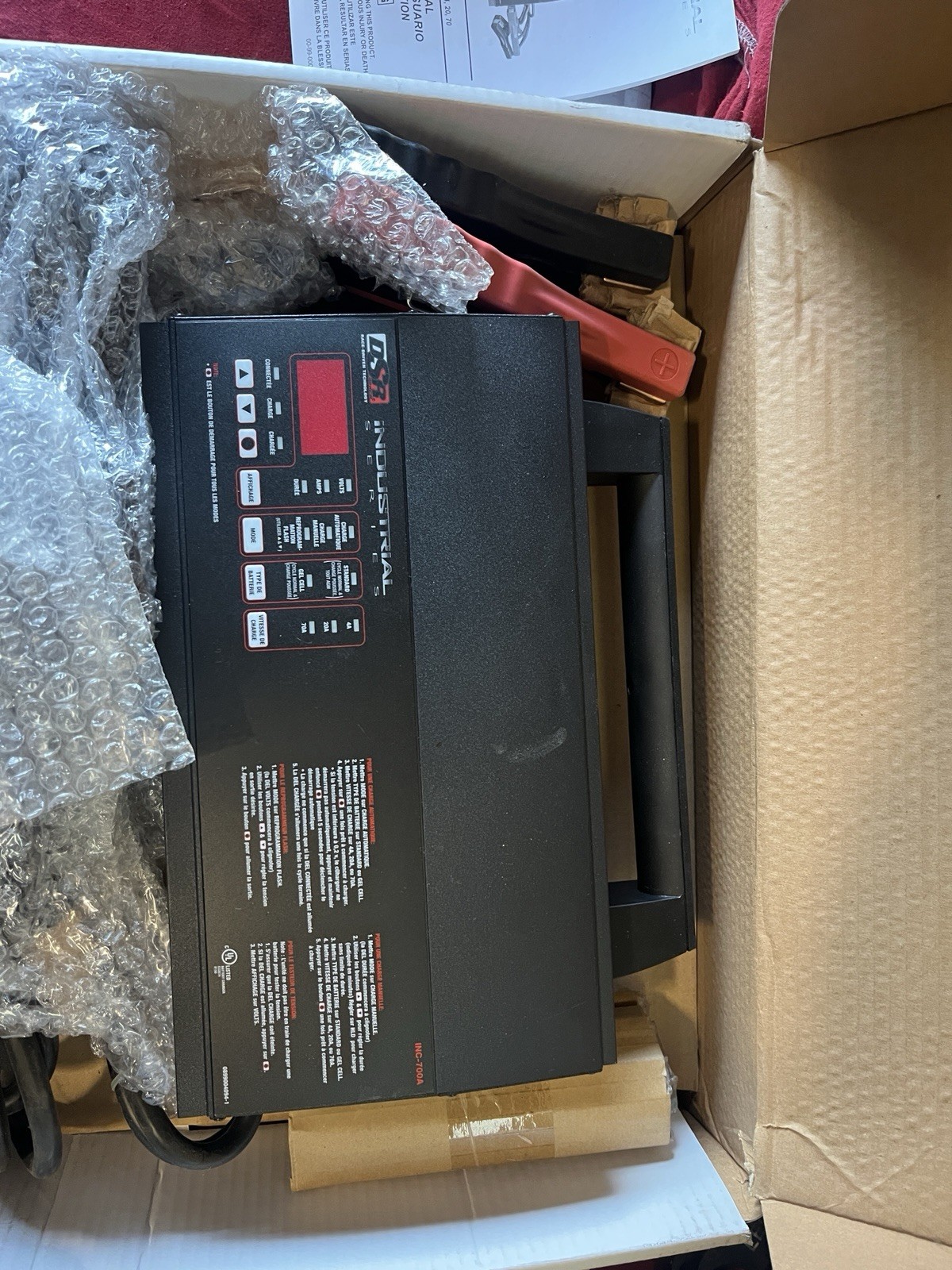 Schumacher Industrial INC-700A 70A Flash Reprogramming Power & Smart Charger