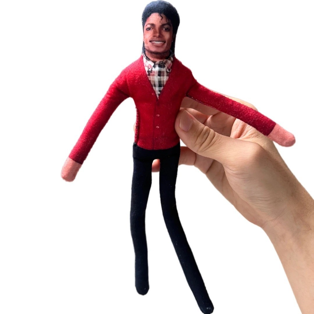 Michael Jackson Cosplay Doll Plush Stuffed Figure Abstract Joint Mobility Toy US