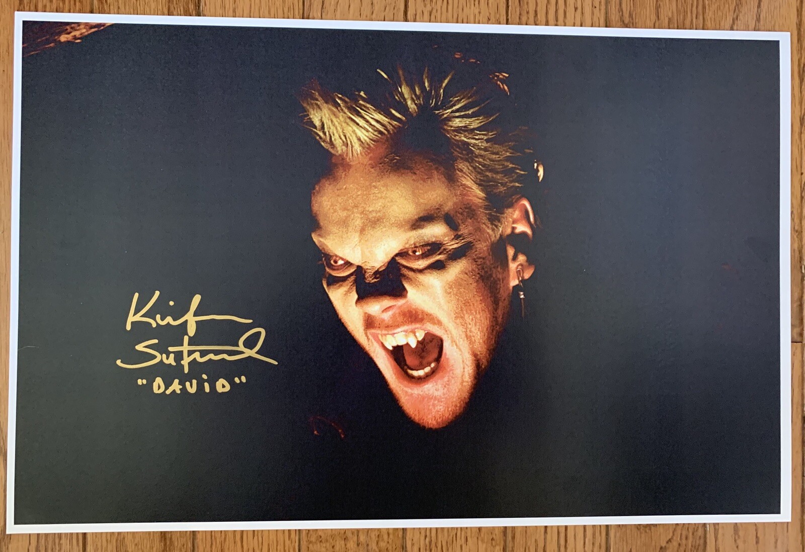 Kiefer Sutherland Signed The Lost Boys 11x17 Movie Poster VAMPIRE Cert HOLO AUTO