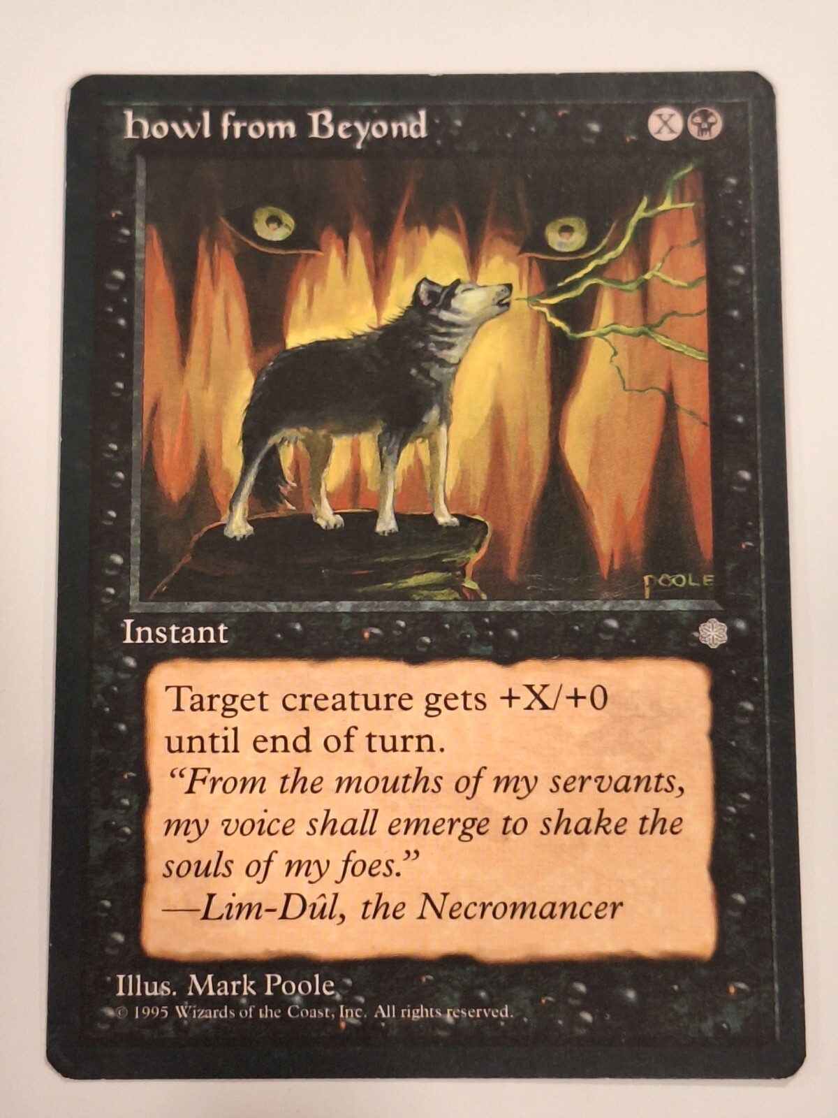 Howl from Beyond - Ice Age - Magic the Gathering MTG Nice