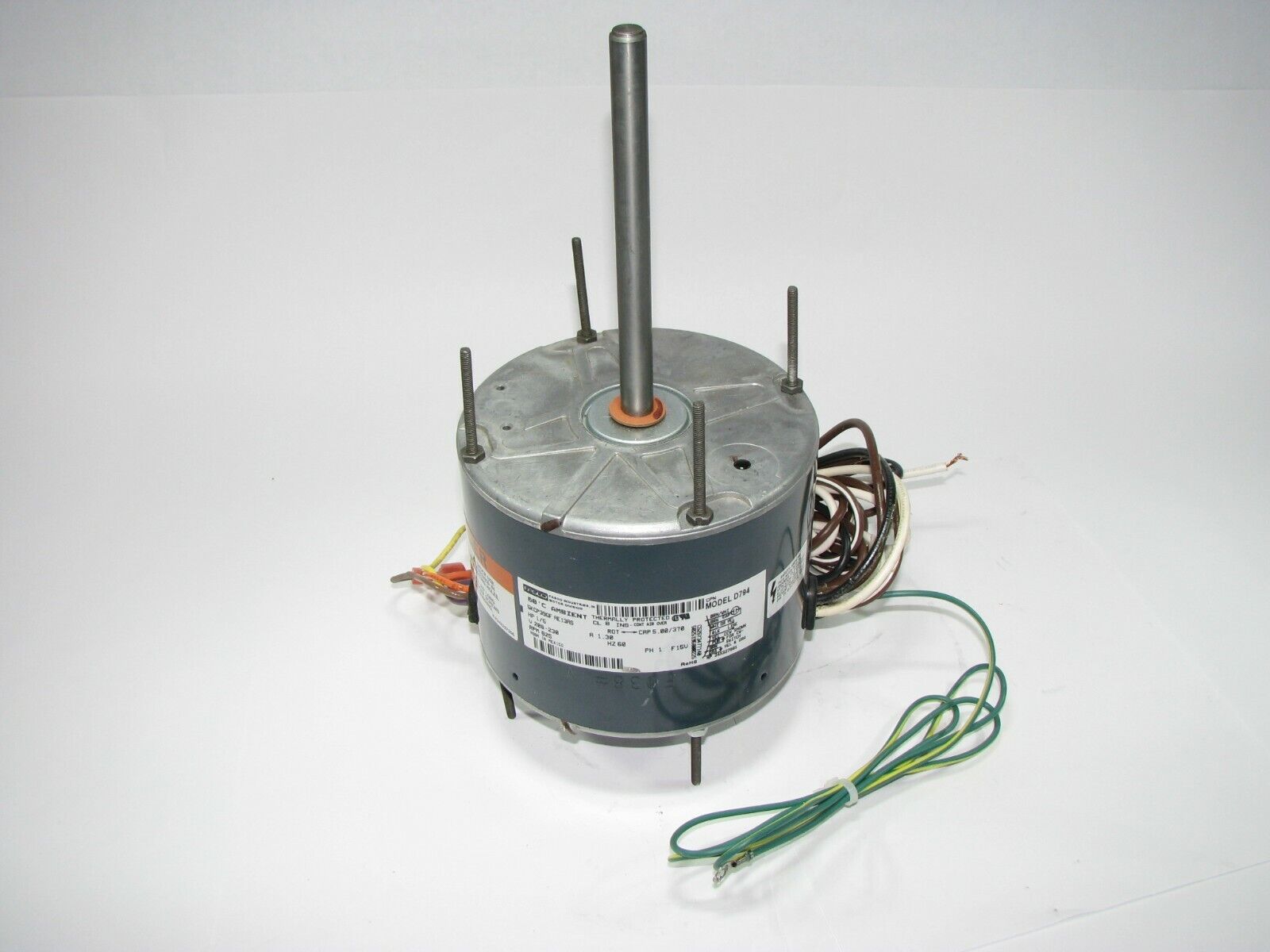 Fasco D794 Condenser Fan Motor 1/5hp,208-230v, 1ph, 825rpm, 60hz